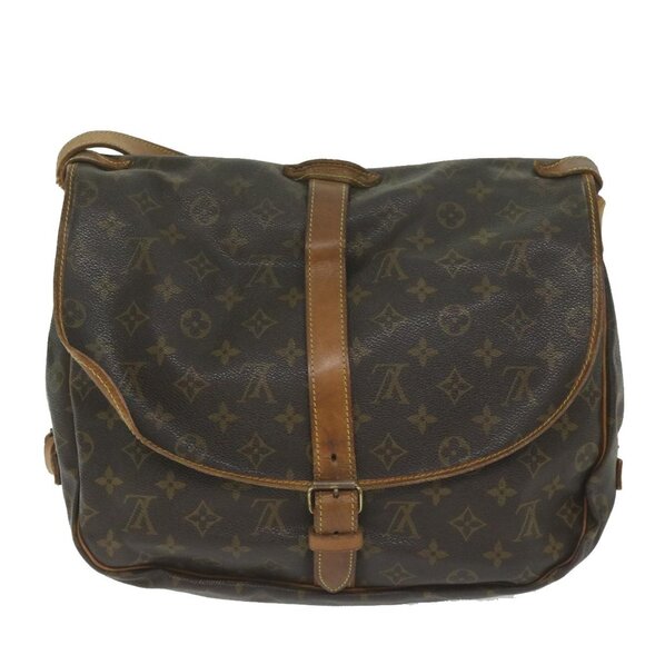 LOUIS VUITTON Monogram Saumur 35 Shoulder Bag - Picture 1 of 15